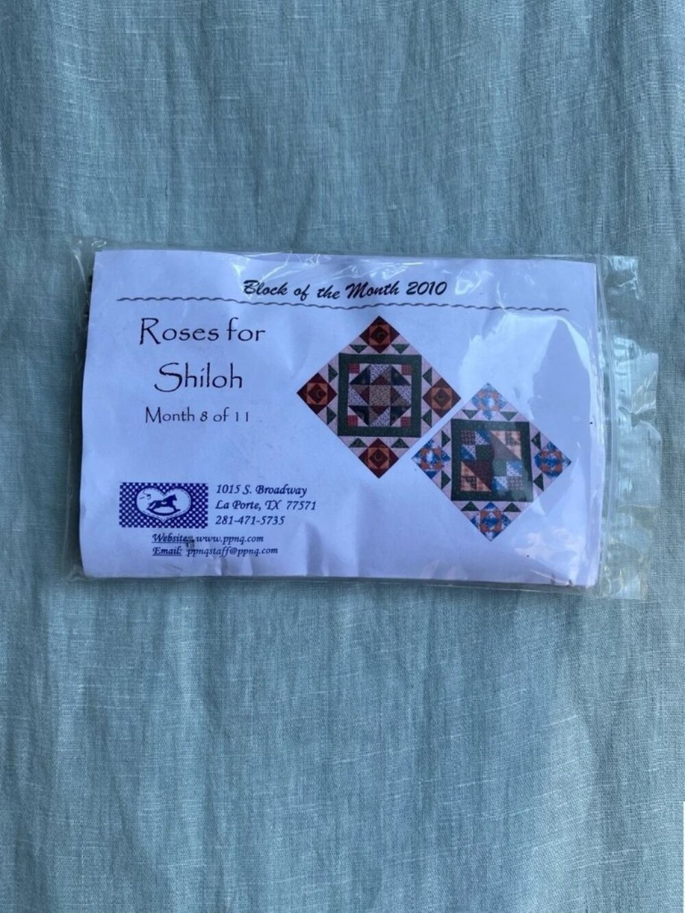 2 Roses for Shiloh quilt block of the month kits Painted Pony 'n Quilts